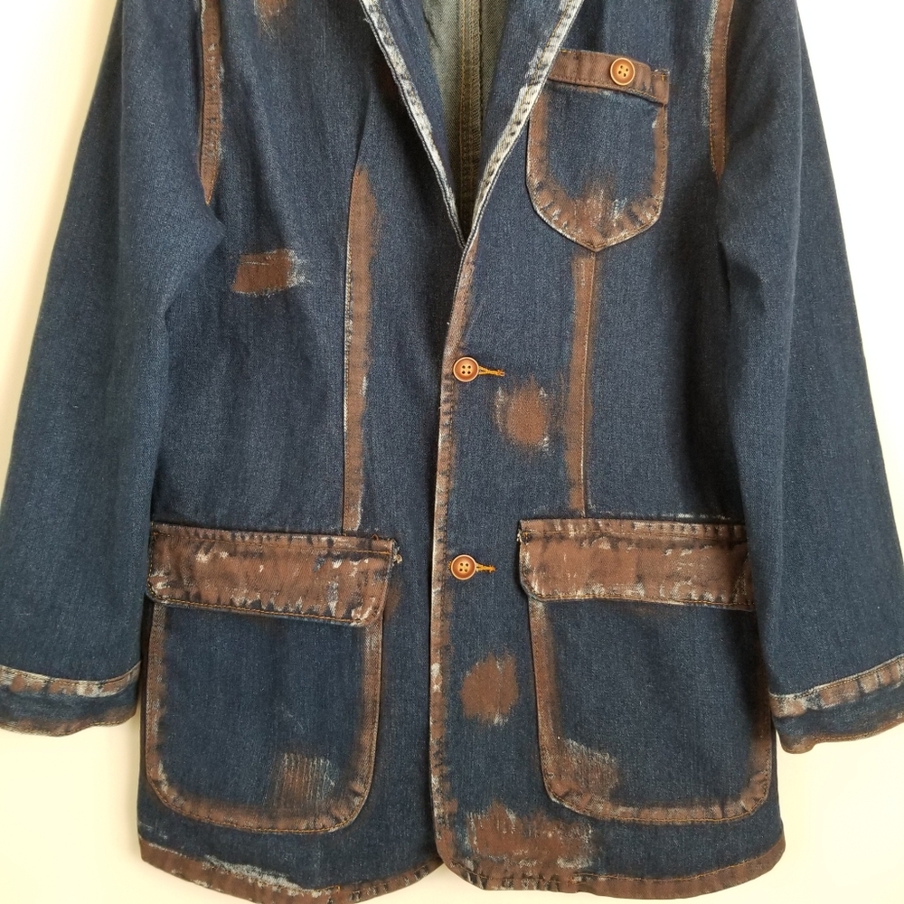 Giovanco Denim Jacket Small - Picture 2 of 6